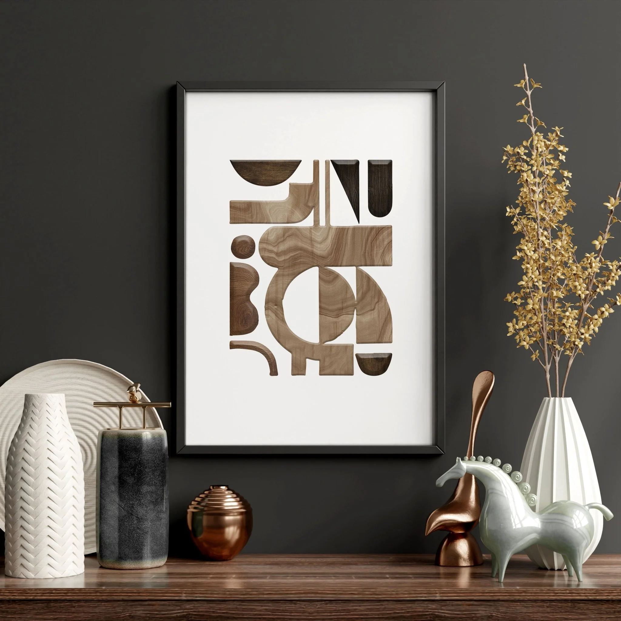 Abstract Wall Art Painting | Set of 3 wall art prints - Image 7