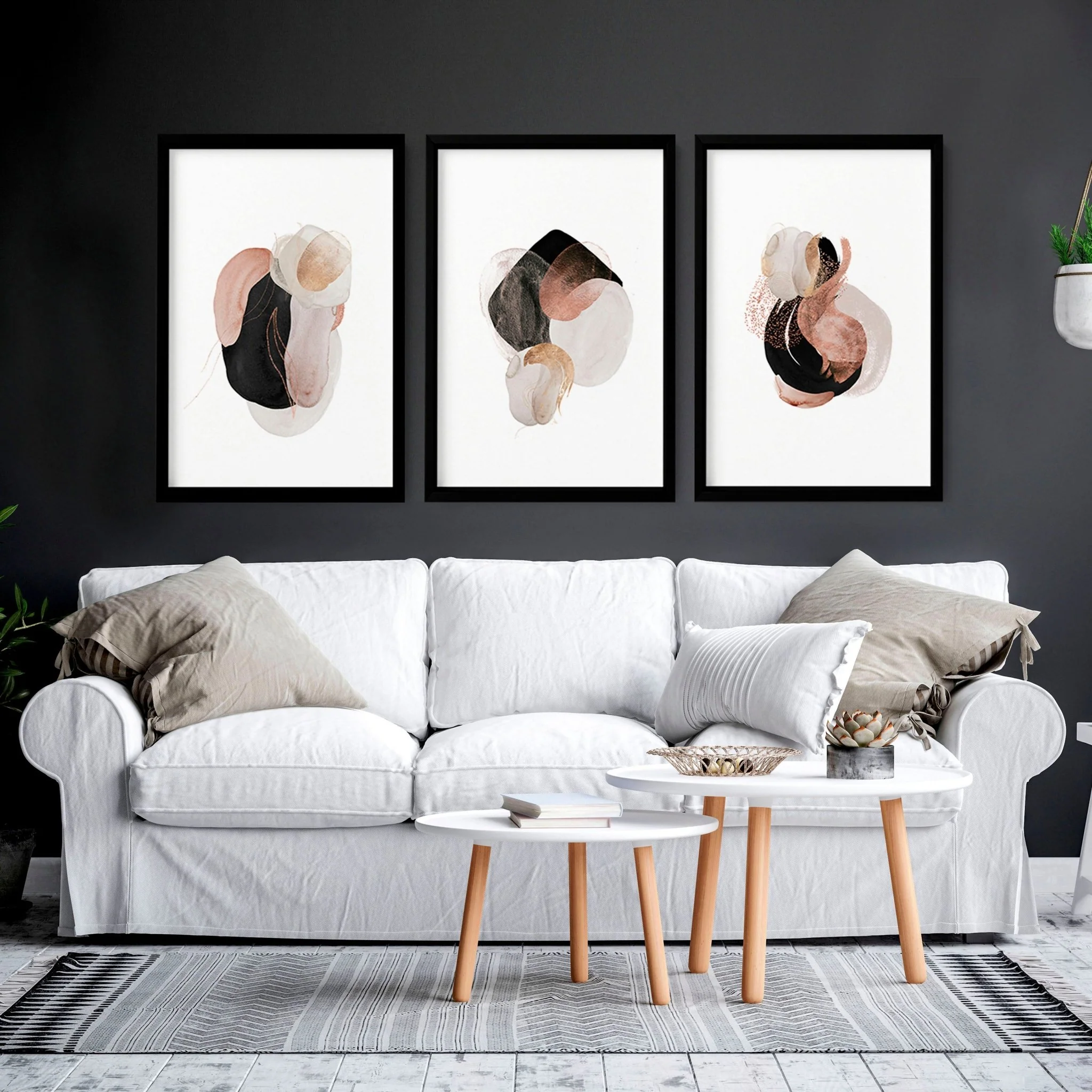 Abstract wall pictures | set of 3 wall art prints - Image 6