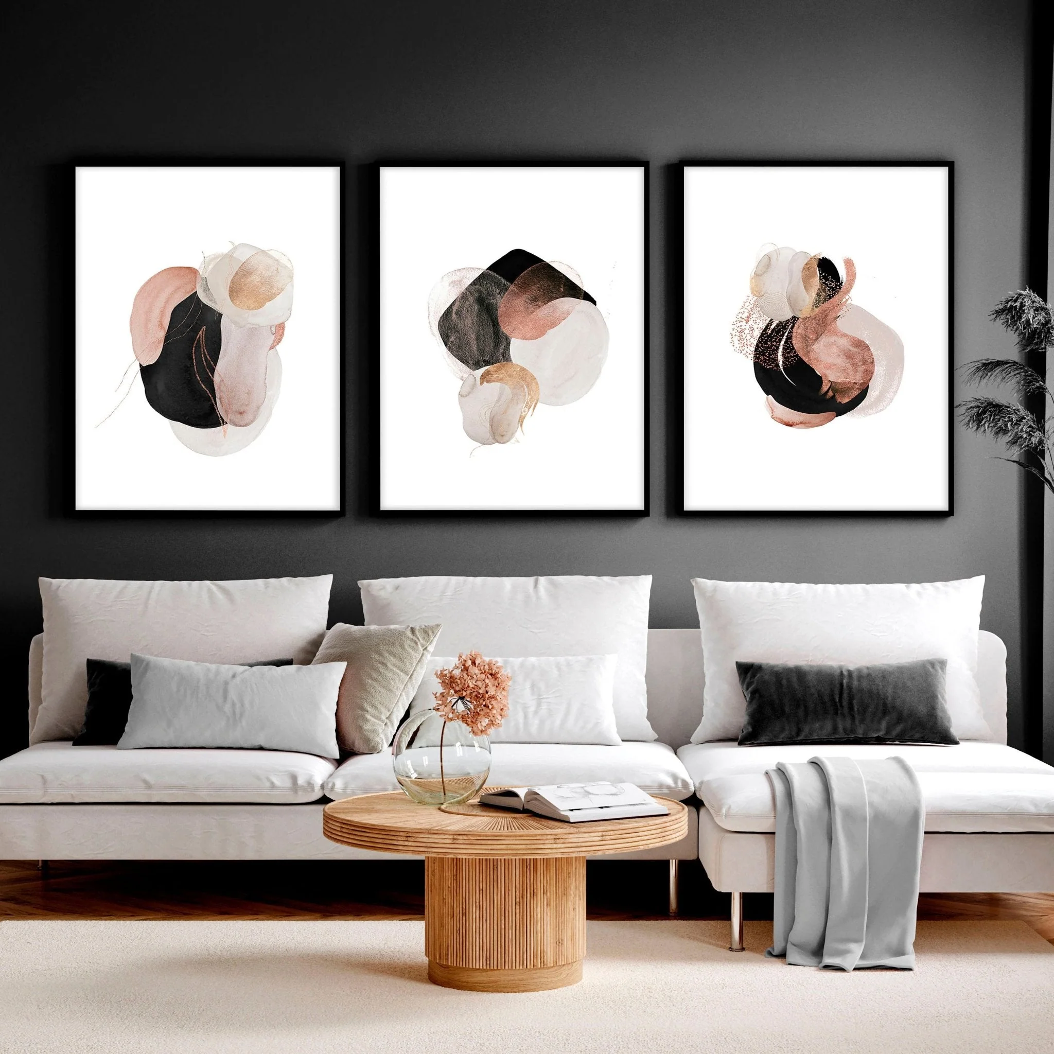 Abstract wall pictures | set of 3 wall art prints - Image 7