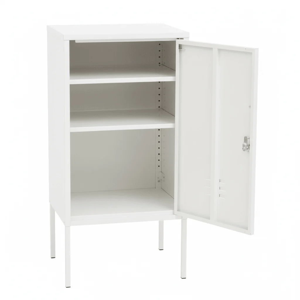 Academy One Door White Cabinet