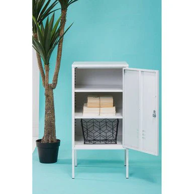 Academy One Door White Cabinet - Image 13
