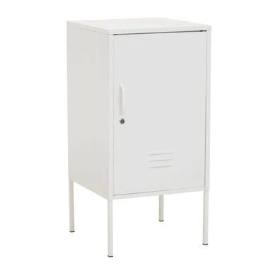 Academy One Door White Cabinet - Image 6