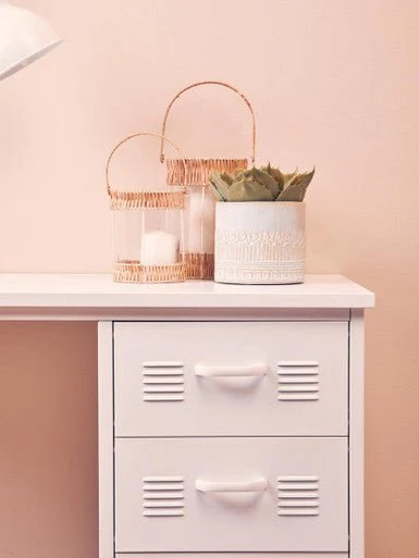 Academy Three Drawer White Desk - Image 10