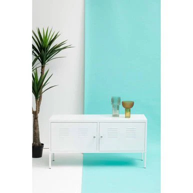 Academy Two Door White Locker Cabinet - Image 11