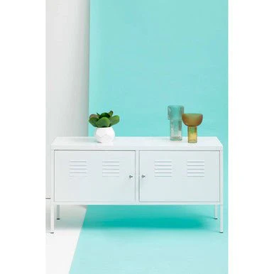 Academy Two Door White Locker Cabinet - Image 12