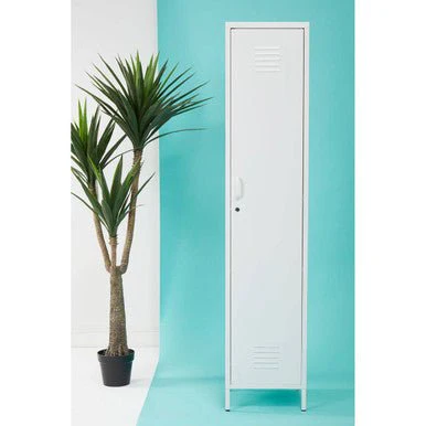Academy White Tall One Door Locker - Image 12