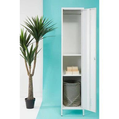 Academy White Tall One Door Locker - Image 13