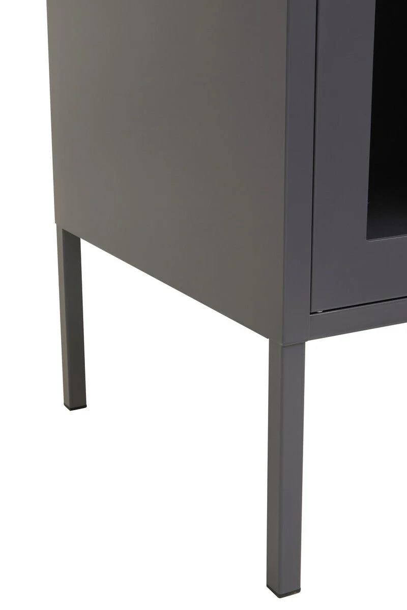 Acier Three Door Grey Metal Sideboard - Image 19