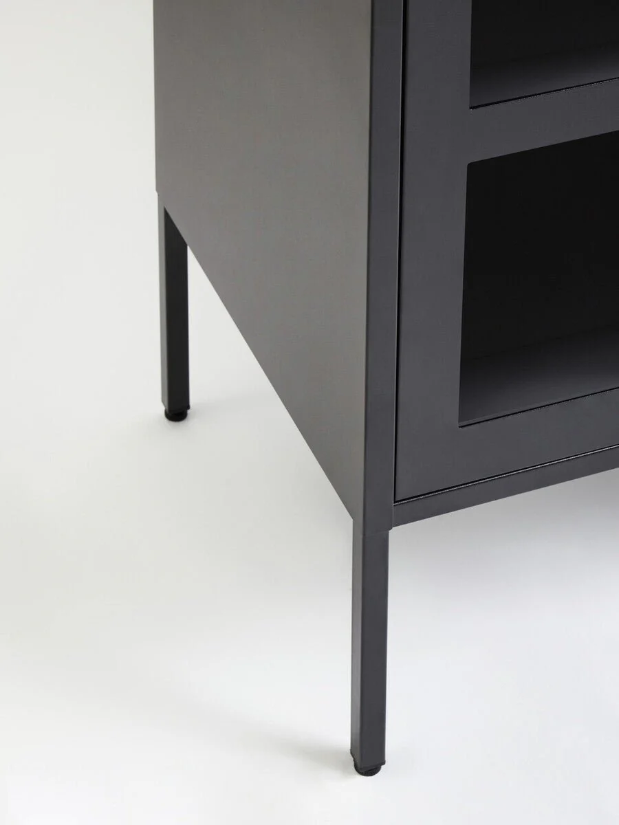 Acier Three Door Grey Metal Sideboard - Image 21