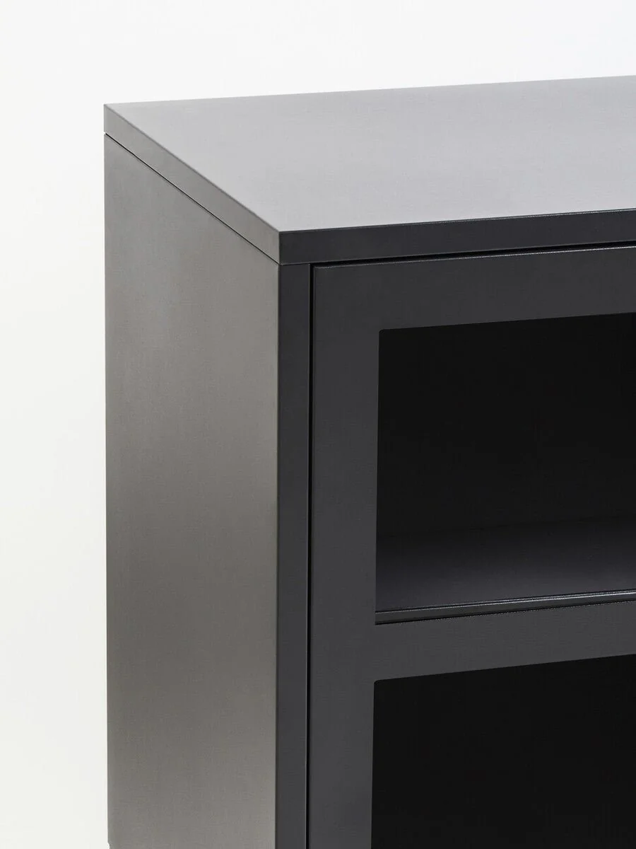 Acier Three Door Grey Metal Sideboard - Image 23