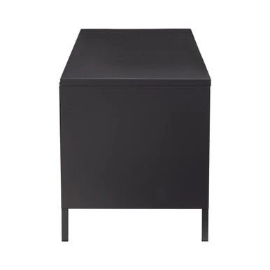 Acier Two Door Black Metal Media Unit - Image 8