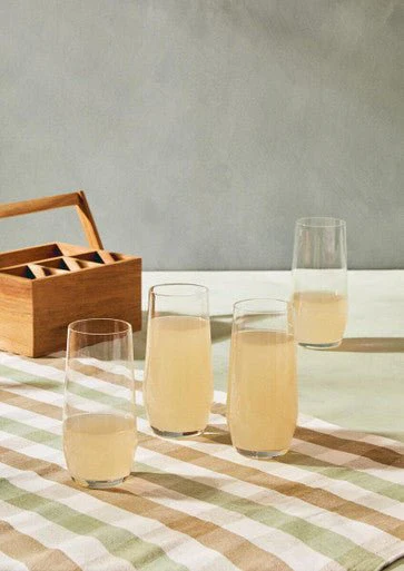 Ada Set Of 4 Crystal High Ball Glasses - Image 7