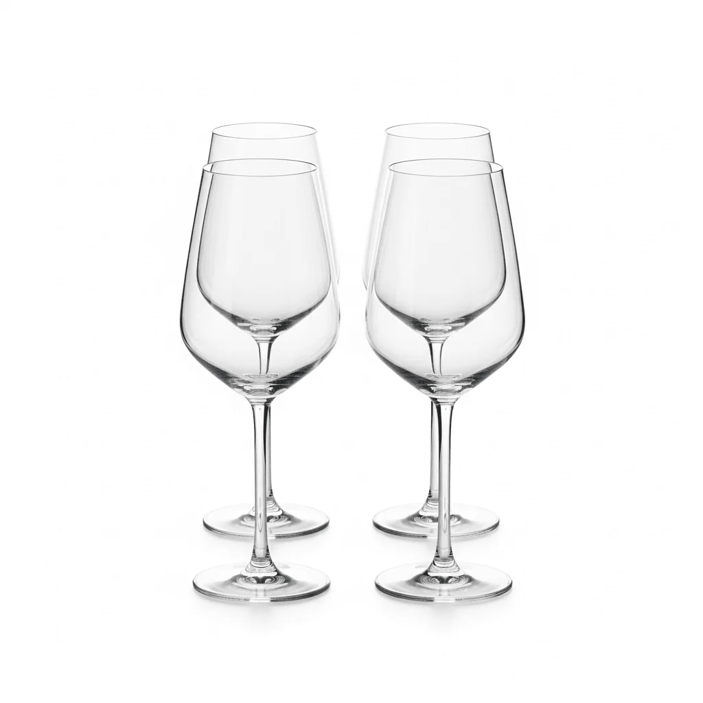 Ada Set Of 4 Crystal Wine Glasses