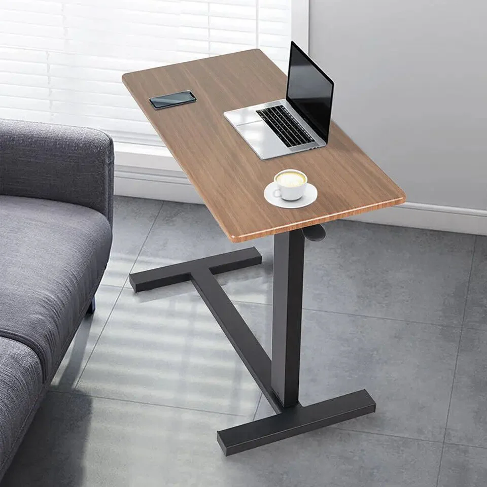 Adjustable Rolling Cart Overbed Bedside Table Laptop Desk Medical Home Bed Food Tray Hospital Bed End Table - Image 5