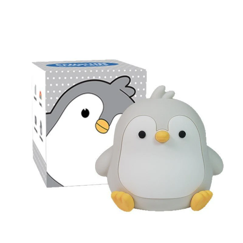Adorable Penguin Night Light - Rechargeable Silicone Touch Lamp for Kids Bedroom - Image 10