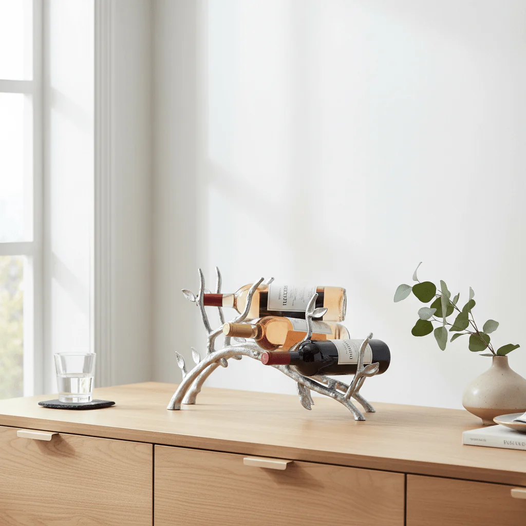 Adria 3 Bottle Branch Wine Rack - Image 3