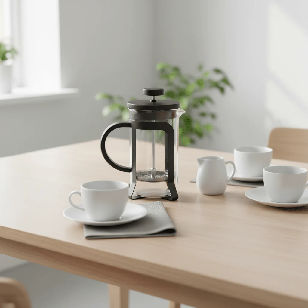 Akeala Matte Black Cafetiere 350 Ml - Image 3
