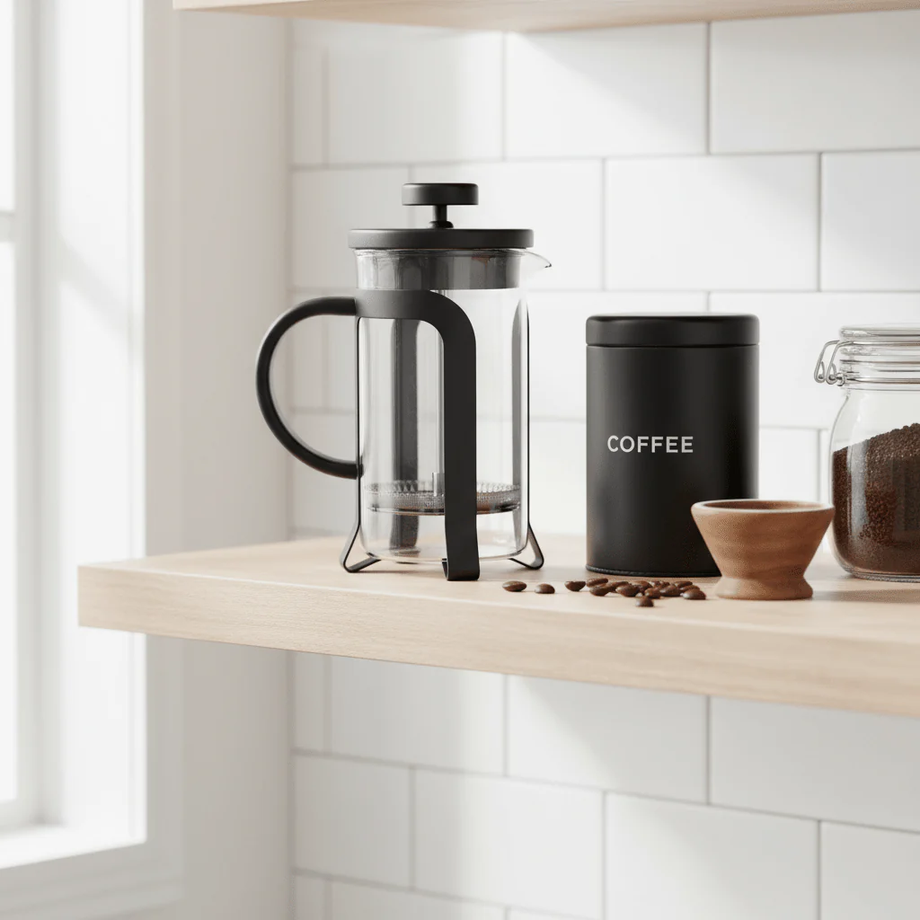 Akeala Matte Black Cafetiere 350 Ml - Image 4