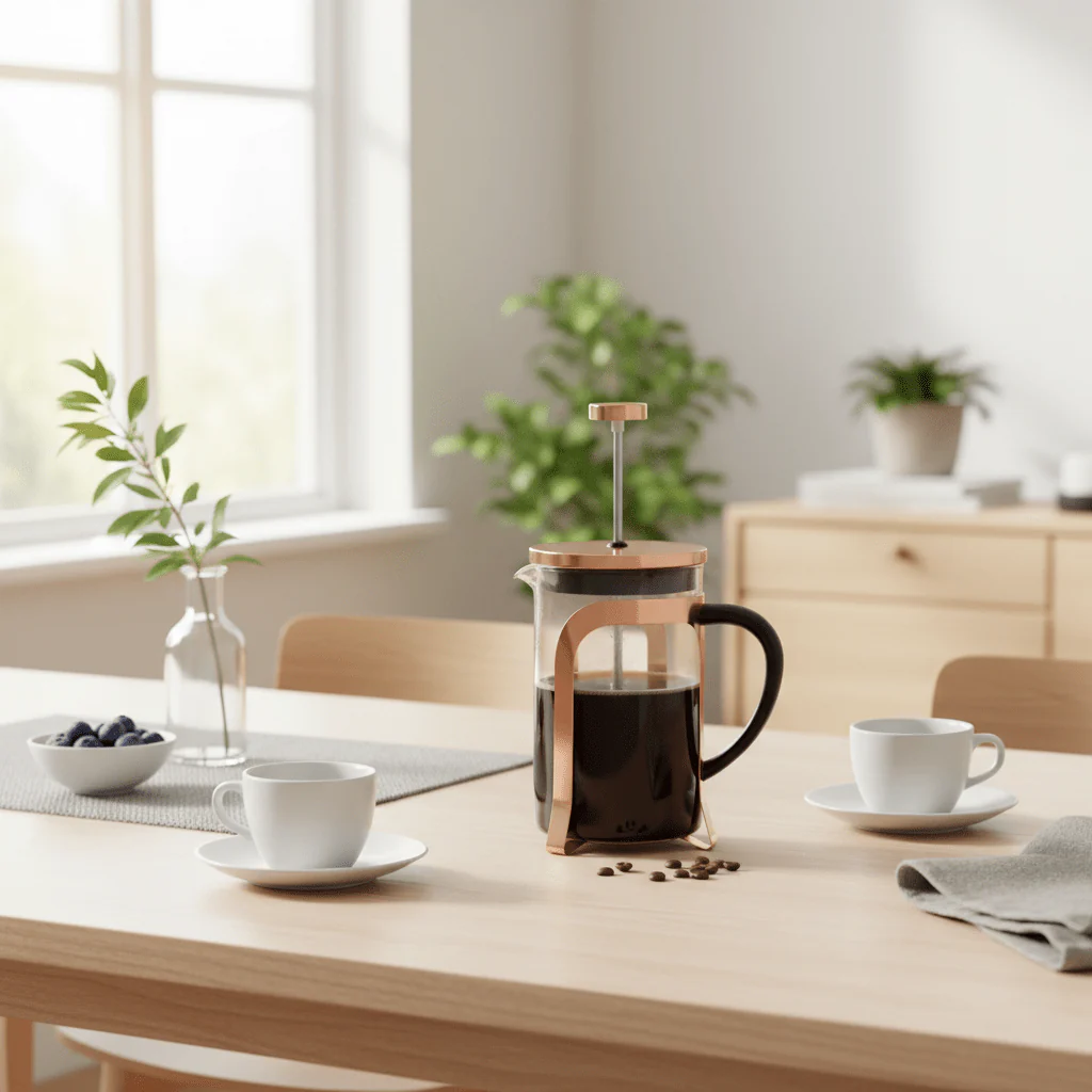 Akeala Rose Gold 800Ml Cafetiere - Image 3