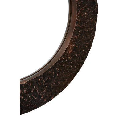 Akola Copper Finish Round Wall Mirror - Image 9