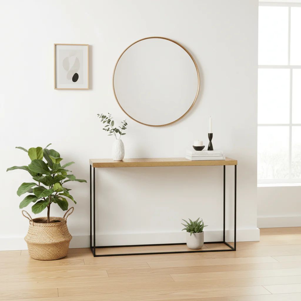 Akola Gold Console Table - Image 3