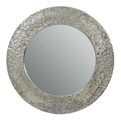 Akola Nickle Finish Round Wall Mirror - Image 9