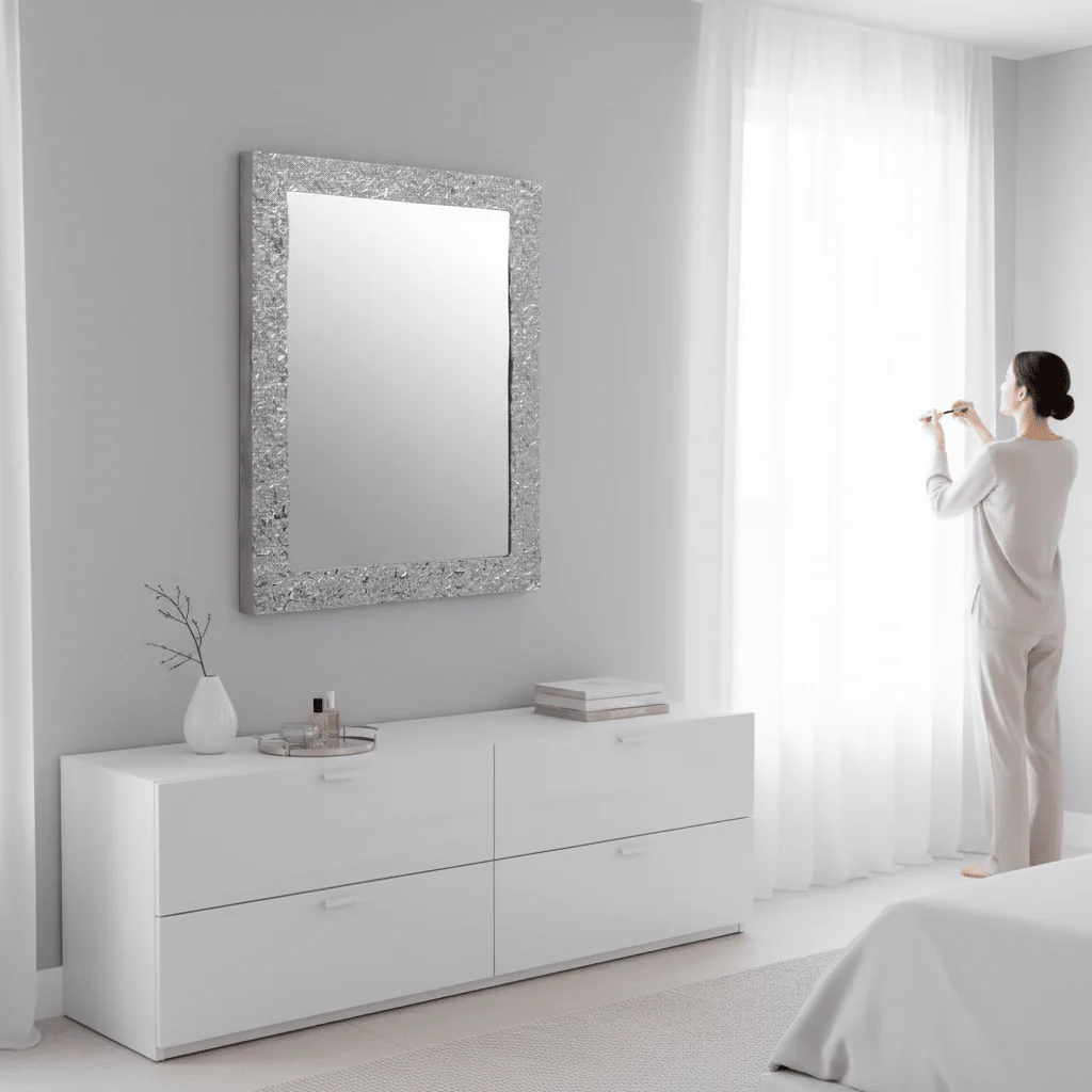 Akola Silver Wall Mirror