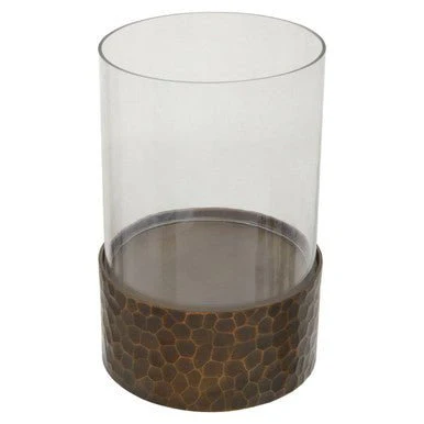 Akola Small Antique Gold Candle Holder - Image 5