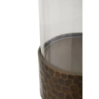 Akola Small Antique Gold Candle Holder - Image 7