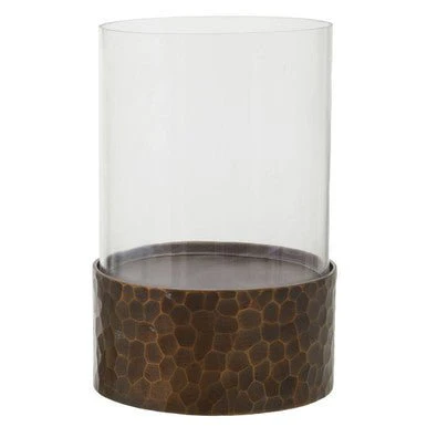 Akola Small Antique Gold Candle Holder - Image 9