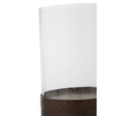 Akola Small Floor Standing Candle Holder In Antique Gold - Image 7