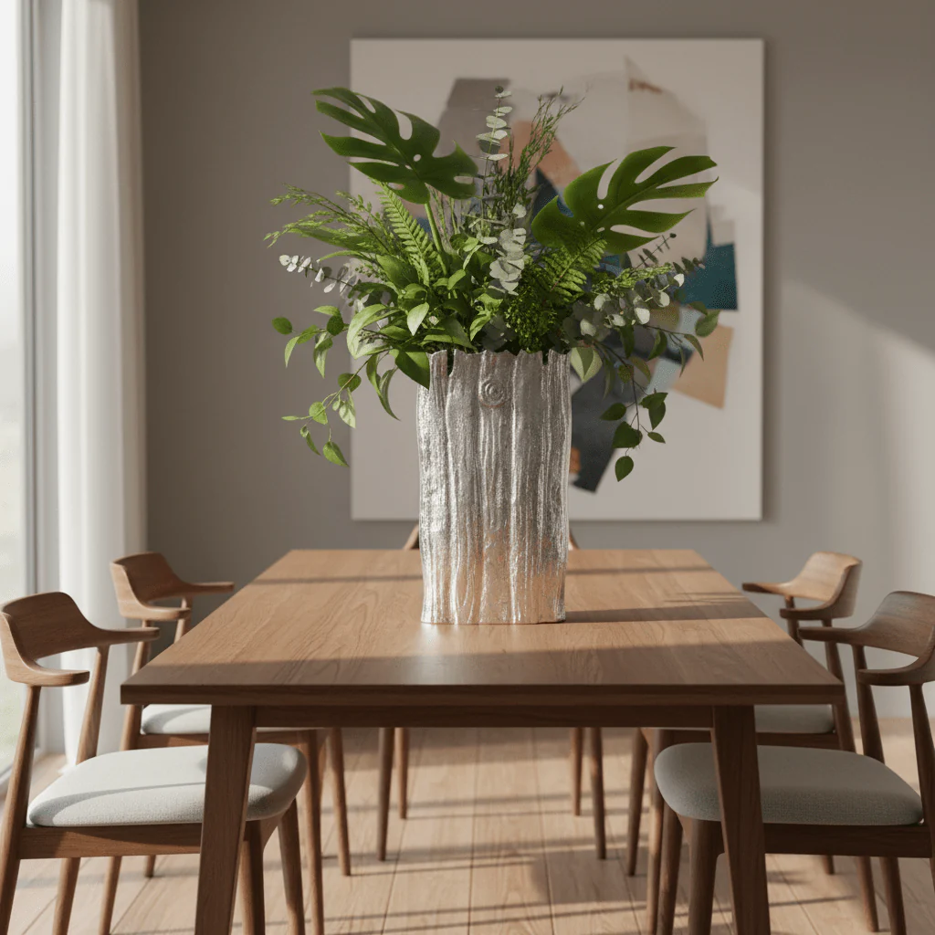 Albero Large Silver Vase - Image 3