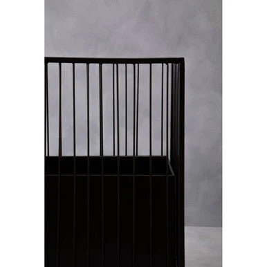 Alden Black Floor Standing Planter - Image 10