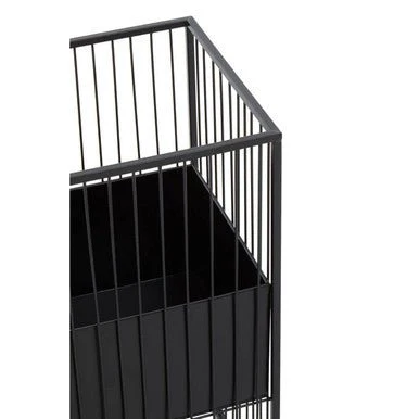 Alden Black Floor Standing Planter - Image 12