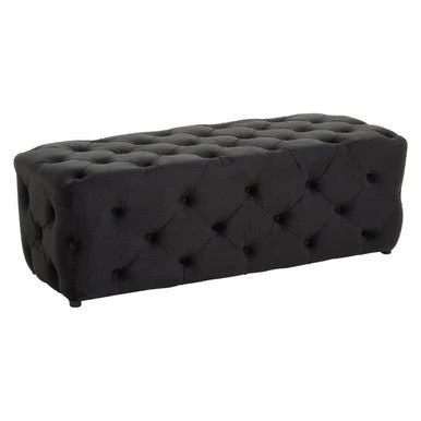 Alea Black Velvet Bench - Image 6
