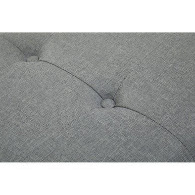 Alea Grey Fabric Bench - Image 10