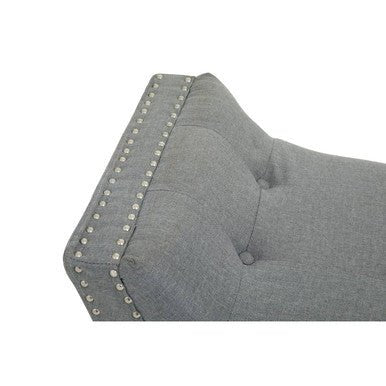Alea Grey Fabric Bench - Image 9