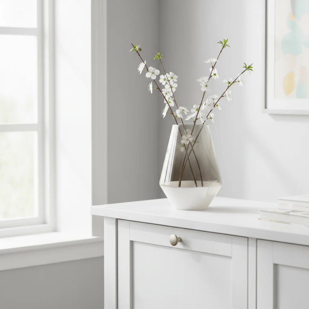 Alexa Ombre Small Glass Vase - Image 3