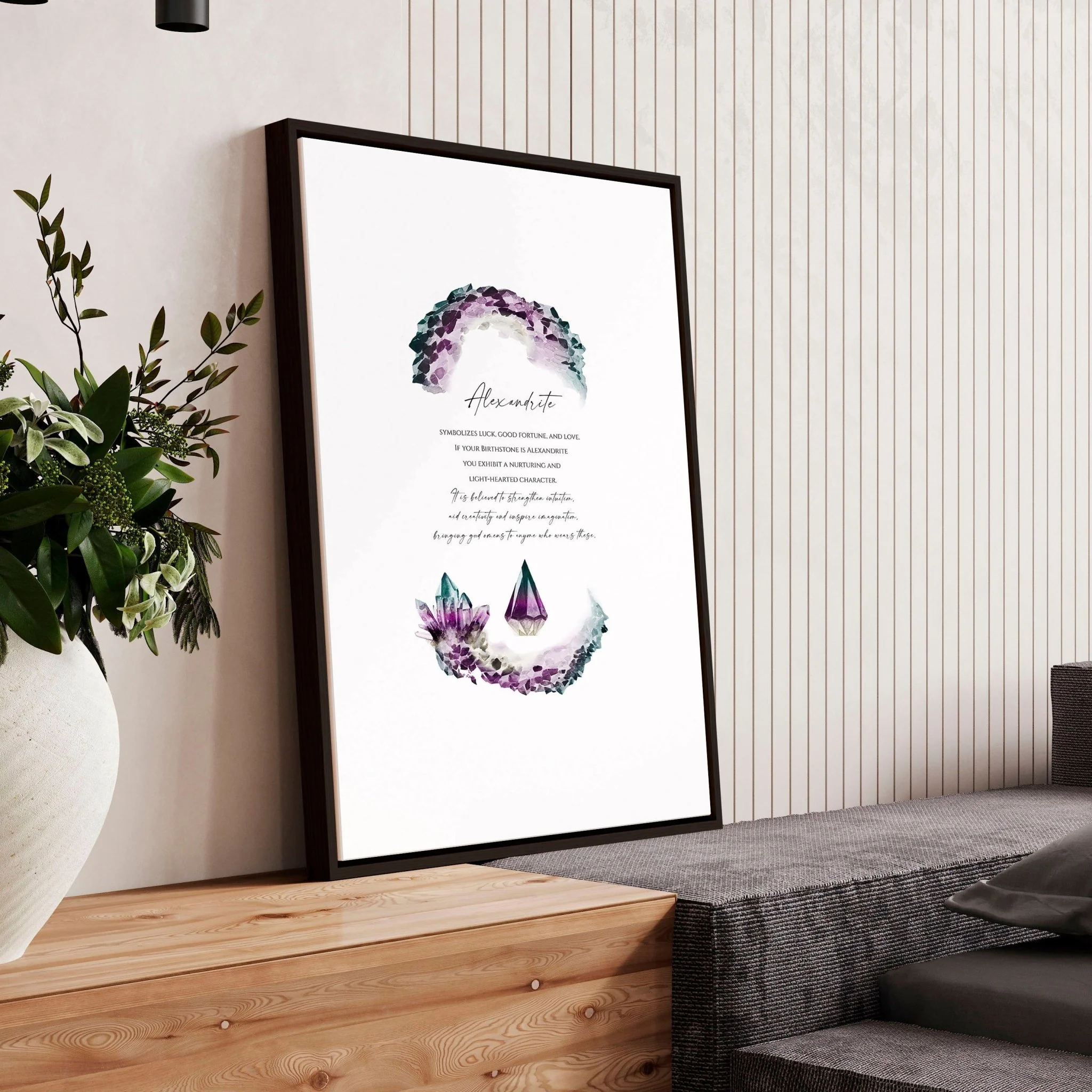 Alexandrite June Birthstone | wall art print - Image 6