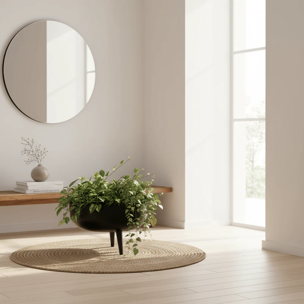 Alina Black Planter - Image 3