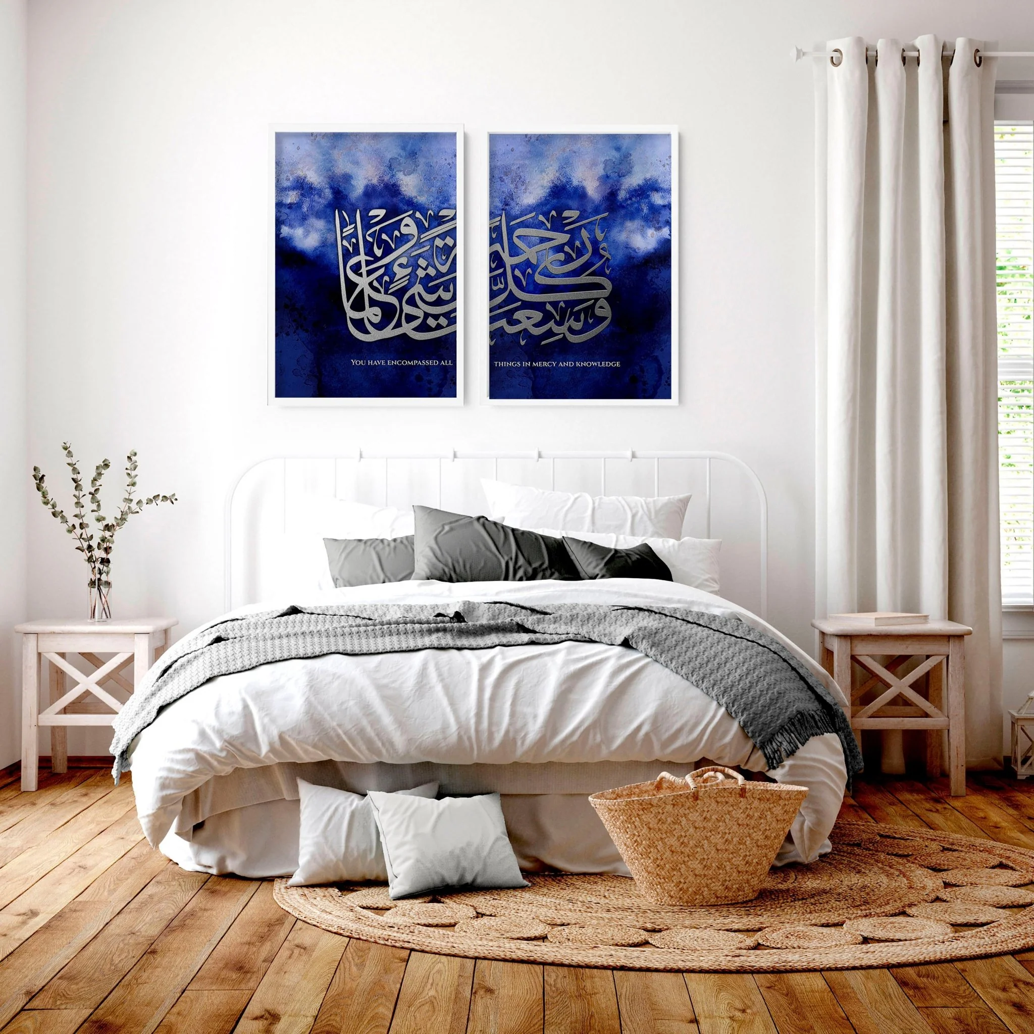 Allah home prints for bedroom | set of 2 wall art prints - Image 3
