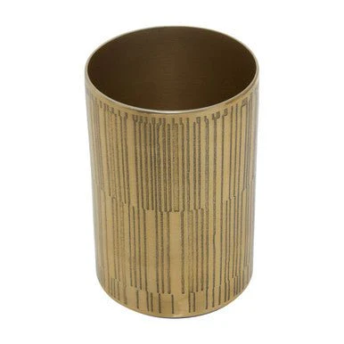 Allegra 300ml Gold Finish Aluminium Tumbler - Image 5