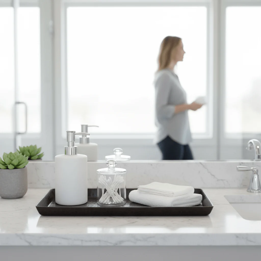 Allegra Aluminium Dark Bronze Finish Tray - Image 2
