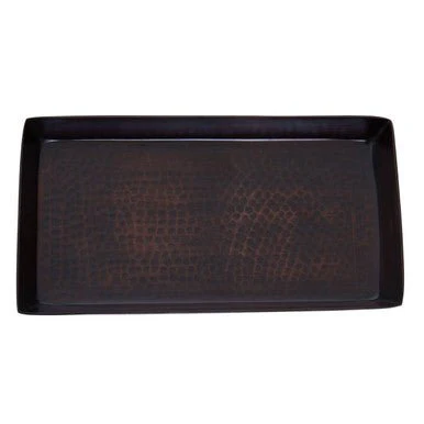 Allegra Aluminium Dark Bronze Finish Tray - Image 5