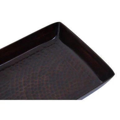 Allegra Aluminium Dark Bronze Finish Tray - Image 7