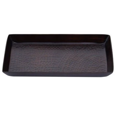 Allegra Aluminium Dark Bronze Finish Tray - Image 8