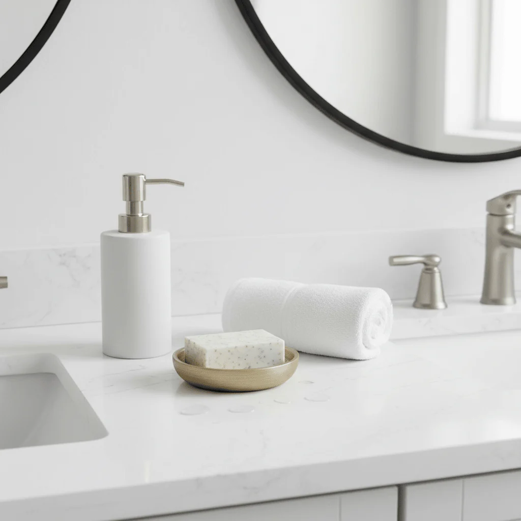 Allegra Aluminium Soap Dish. - Image 4