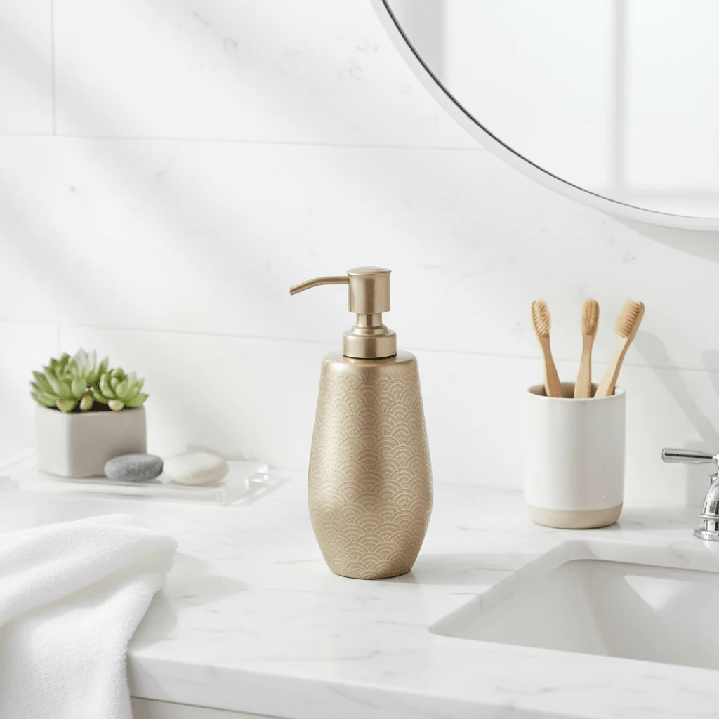 Allegra Aluminium Soap Dispenser - Image 4