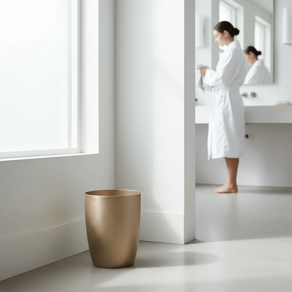 Allegra Aluminium Waste Bin - Image 2