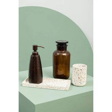 Allegra Bronze Finish Soap Dispenser - Image 8